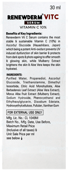Renewderm Vitc Serum 30ml