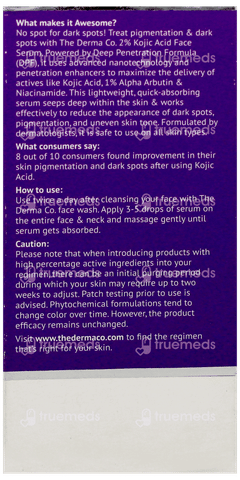 The Derma Co 2% Kojic Acid Face Serum 30Ml