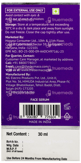 The Derma Co 2% Kojic Acid Face Serum 30Ml