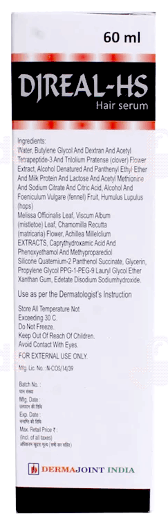 Djreal Hs Hair Serum 60Ml