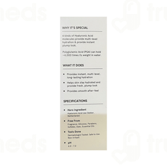 Minimalist Hyaluronic And Pga 02% Face Serum 30ml