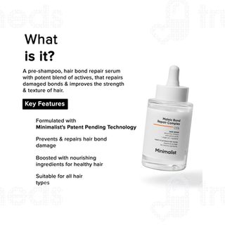 Minimalist Maleic Bond Repair Complex 05% Hair Serum 50ml