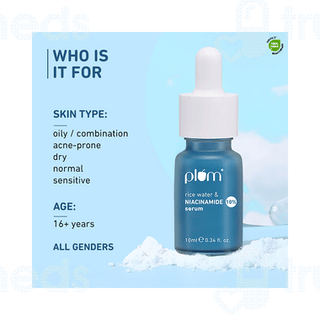 Plum Rice Water & Niacinamide 10% Serum 10ml