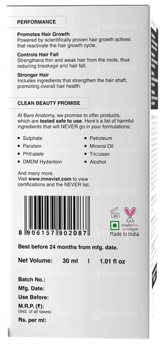 Bare Anatomy Expert Advanced Hair Growth Serum 30ml