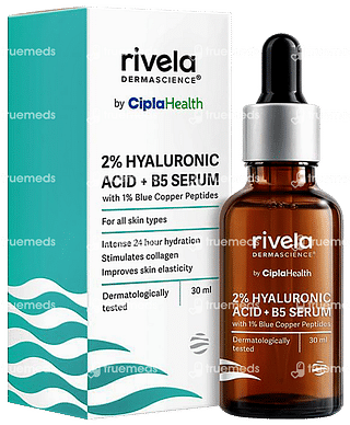 Rivela 2% Hyaluronic Acid + B5 Serum 30ml