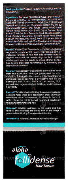 Alpha Follidense Hair Serum 60Ml Alpha Follidense Hair Serum 60Ml