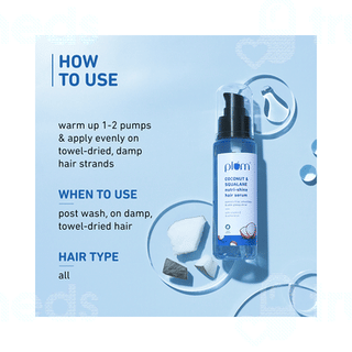 Plum Coconut & Squalane Nutri Shine Hair Serum 75Ml