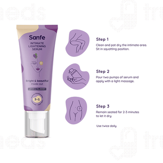 Sanfe Intimate Lightening Lemon And Mulberry Serum 50gm