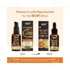 Wow Skin Science Vitamin C 20% Oil Free Face Serum 30ml