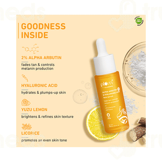 Plum 2% Alpha Arbutin & Hyaluronic Acid Face Serum 30ml