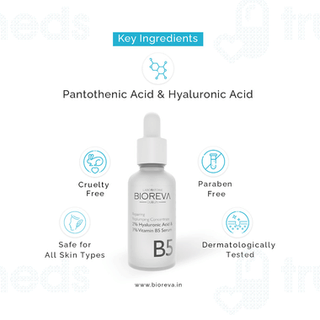 Bioreva 2% Hyaluronic Acid & 3% Vitamin B5 Serum 30ml