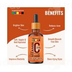 Organix Mantra Vitamin C 25% Hyaluronic Acid Serum 30ml