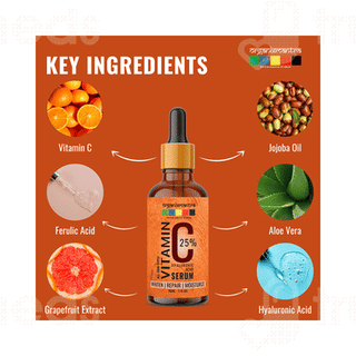 Organix Mantra Vitamin C 25% Hyaluronic Acid Serum 30ml