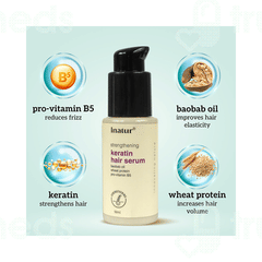 Inatur Keratin Hair Serum 50Ml