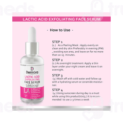 Dermora Lactic Acid Exfoliating Face Serum 30Ml Dermora Lactic Acid Exfoliating Face Serum 30Ml