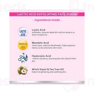 Dermora Lactic Acid Exfoliating Face Serum 30Ml