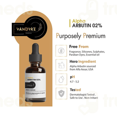 Vandyke Alpha Arbutin 02% Face Serum 30ml