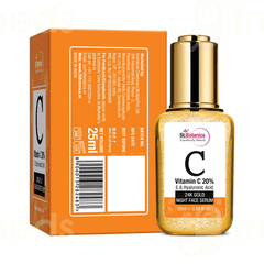 St Botanica Vitamin C 20%, E & Hyaluronic Acid 24K Gold Night Face Serum 25Ml