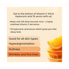Dermabay Vitamin C 10% + Hyaluronic Acid 1% Serum 30ml
