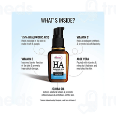 St Botanica Ha Hyaluronic Acid 1.5% + Vitamin C & E Professional Facial Serum 20Ml