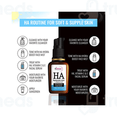 St Botanica Ha Hyaluronic Acid 1.5% + Vitamin C & E Professional Facial Serum 20Ml