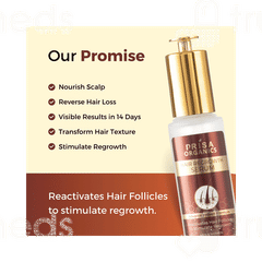 Prisa Organics Hair Regrowth Serum 45Ml