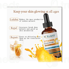 Kuraiy Vitamin C & Hyaluronic Acid Face Serum 30ml