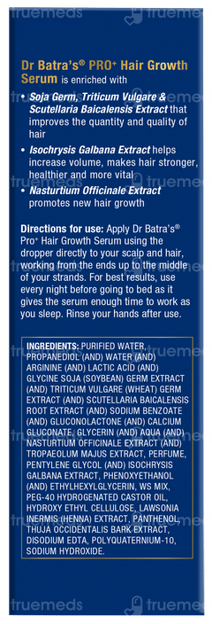 Dr Batras Pro+ Hair Growth Serum 50ml