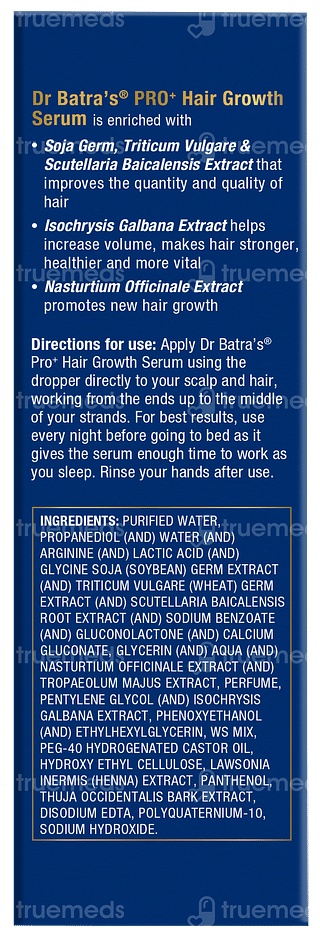 Dr Batras Pro+ Hair Growth Serum 50ml