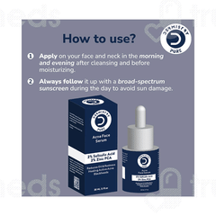 Dermistry Pure 2% Salicylic Acid 2% Zinc Pca Acne Face Serum 30Ml