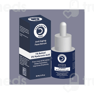 Dermistry Pure 1% Retinol 2% Hyaluronic Acid Anti Aging Face Serum 30ml