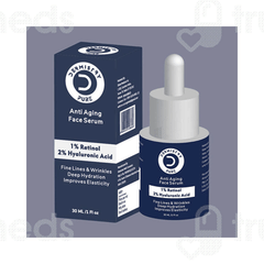 Dermistry Pure 1% Retinol 2% Hyaluronic Acid Anti Aging Face Serum 30ml
