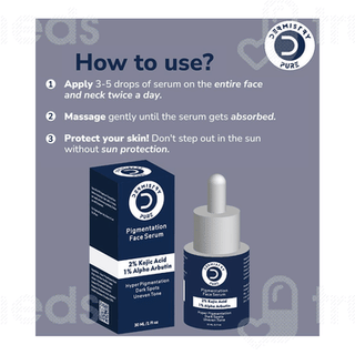 Dermistry Pure 2% Kojic Acid 1% Alpha Arbutin Pigmentation Face Serum 30Ml