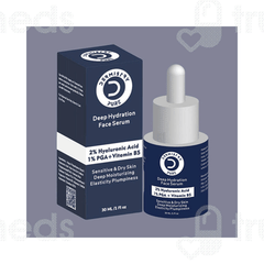 Dermistry Pure 2% Hyaluronic Acid 5% Pga + Vitamin B5 Deep Hydration Face Serum 30ml