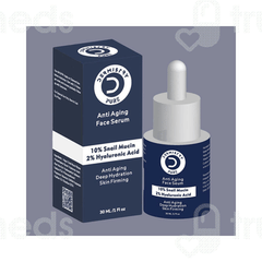 Dermistry Pure 10% Snail Mucin 2% Hyaluronic Acid Anti Aging Face Serum 30Ml
