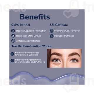 Dermistry Pure 0.6% Retinol 5% Caffeine Under Eye Serum 30ml