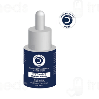Dermistry Pure 16% Vitamin C 1% Alpha Arbutin Glowing Brightening Face Serum 30ml