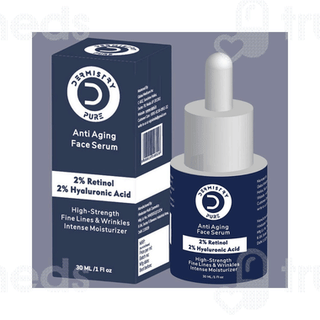 Dermistry Pure 2% Retinol 2% Hyaluronic Acid Anti Aging Face Serum 30ml