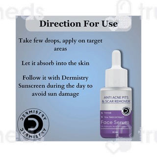 Dermistry Anti Acne Pits & Scar Remover Face Serum 30ml