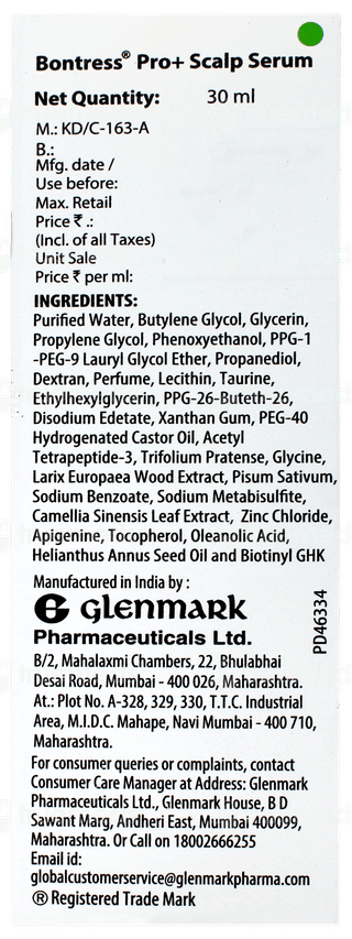 Bontress Pro+ Scalp Serum 30ml