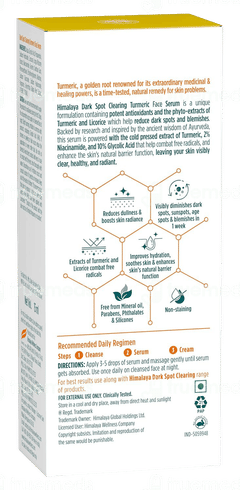 Himalaya Dark Spot Clearing Turmeric Face Serum 15Ml