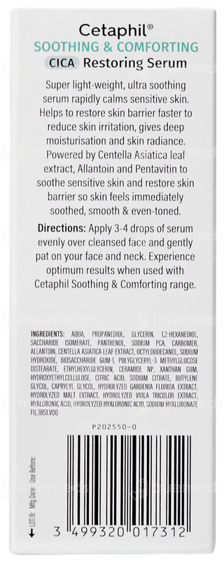 Cetaphil Soothing & Comforting Cica Restoring Serum 30ml