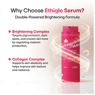 Ethiglo Intense Skin Lightening & Brightening Serum 30Ml