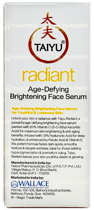 Taiyu Radiant Age Defying Brightening Face Serum 20ml