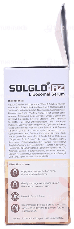 Solglo Az Liposomal Serum 30ml