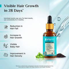 Pilgrim New & Improved Advanced Hair Growth Serum 50Ml