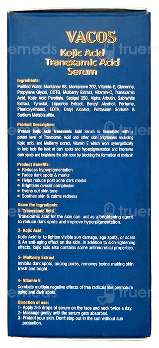 Dvacos Kojic Acid Tranexamic Acid Face Serum 30Ml
