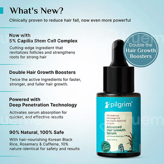 Pilgrim New & Improved Advanced Hair Growth Serum 30Ml
