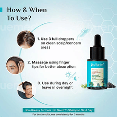 Pilgrim New & Improved Advanced Hair Growth Serum 30Ml