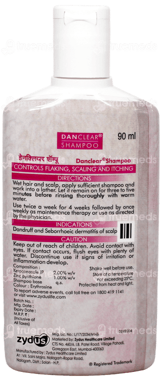 Danclear Shampoo 90Ml